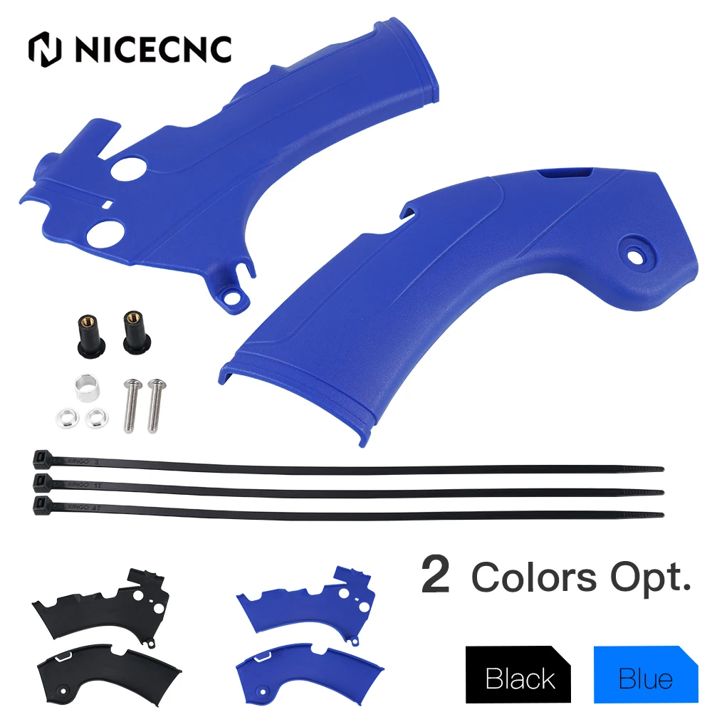 

NICECNC Motocross Frame Guards Covers Protectors For YAMAHA YZ250F 2019-2021 YZ450F 2018-2021 YZ450FX 2019-2021 PA/ABS plastic