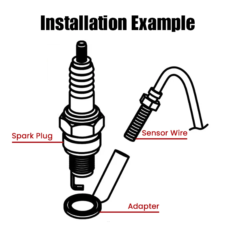 Motorcycle cylinder head temperature sensor For nmax125 XMAX250 300 NMAX CB 400 CB500X Motorcycle thermometer