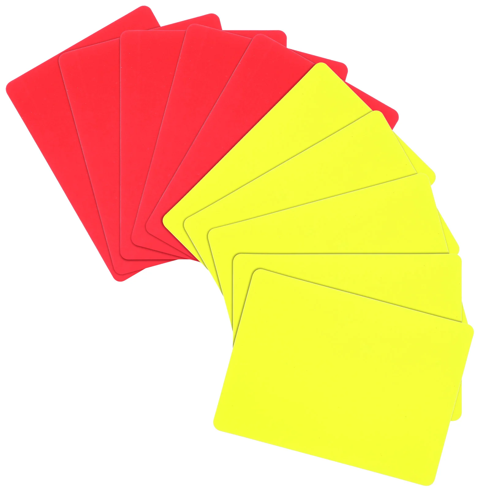 Referee Cards Set Football Soccer Standard Cards Red Yellow Judge Cards Outdoor Football Match Training Referee Equipment