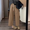 2025 Spring Pregnant Woman Harem Trousers Loose Casual Maternity Midi Pants Short Lady Wide Legs Pants 5