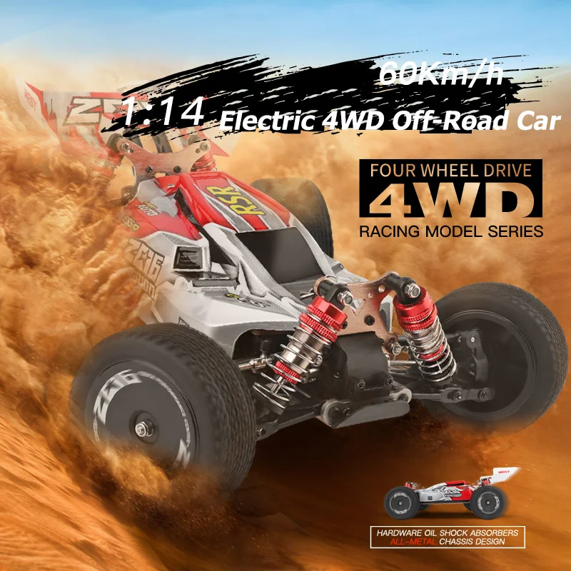 

WLtoys 144001 A959 A959-B RC Автомобиль 2,4G 70 км/ч 4WD внедорожник Электрический высокоскоростной автомобиль Дрифт дистанционное управление игрушки для детей подарок