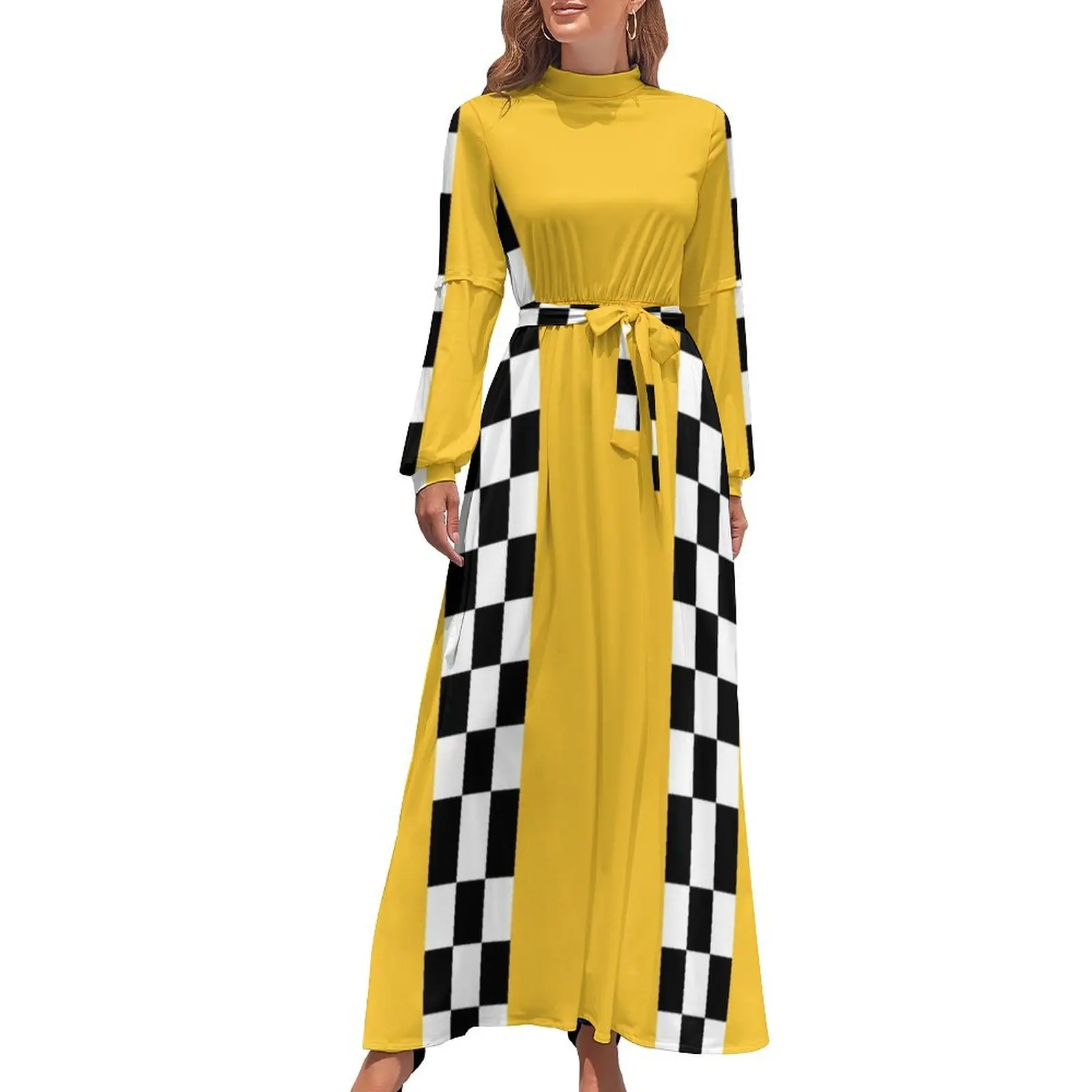 thumbnail image 1 of Vestido largo de inspector de taxis de la vieja escuela, trajes de verano para mujeres 2024, vestidos de verano para mujeres 2024, vestidos casuales, vestidos elegantes, 1 of 5