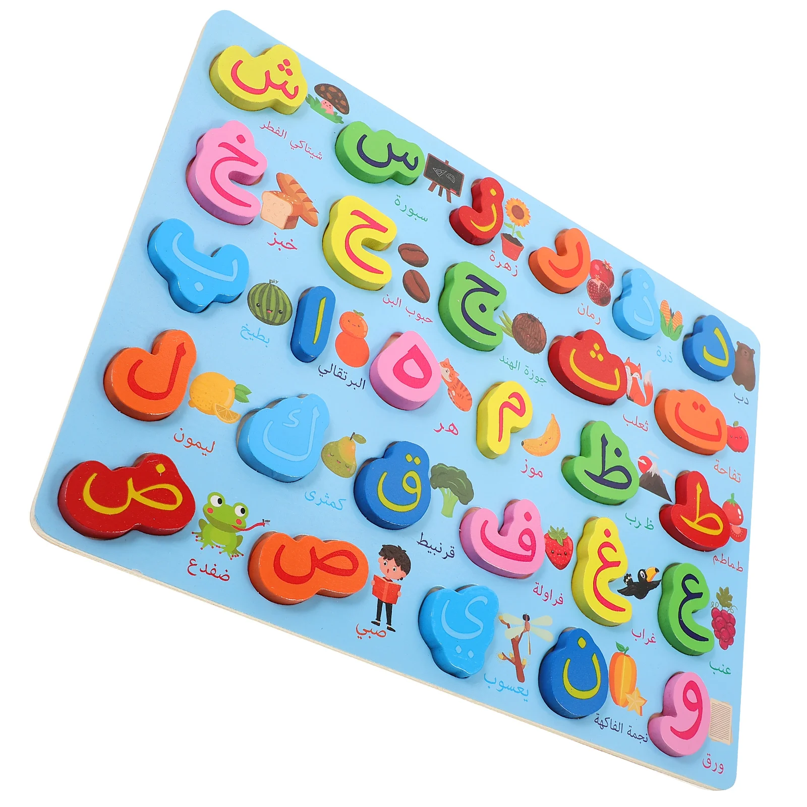 

1 Set Kids Educational Toy Matching Letter Children Arabic Alphabet Puzzle Preschool Toy