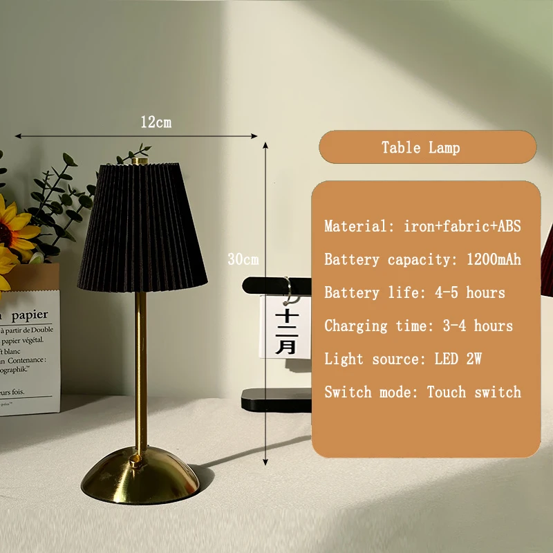الإبداعية LED مطوي النسيج عاكس الضوء غرفة نوم أباج...