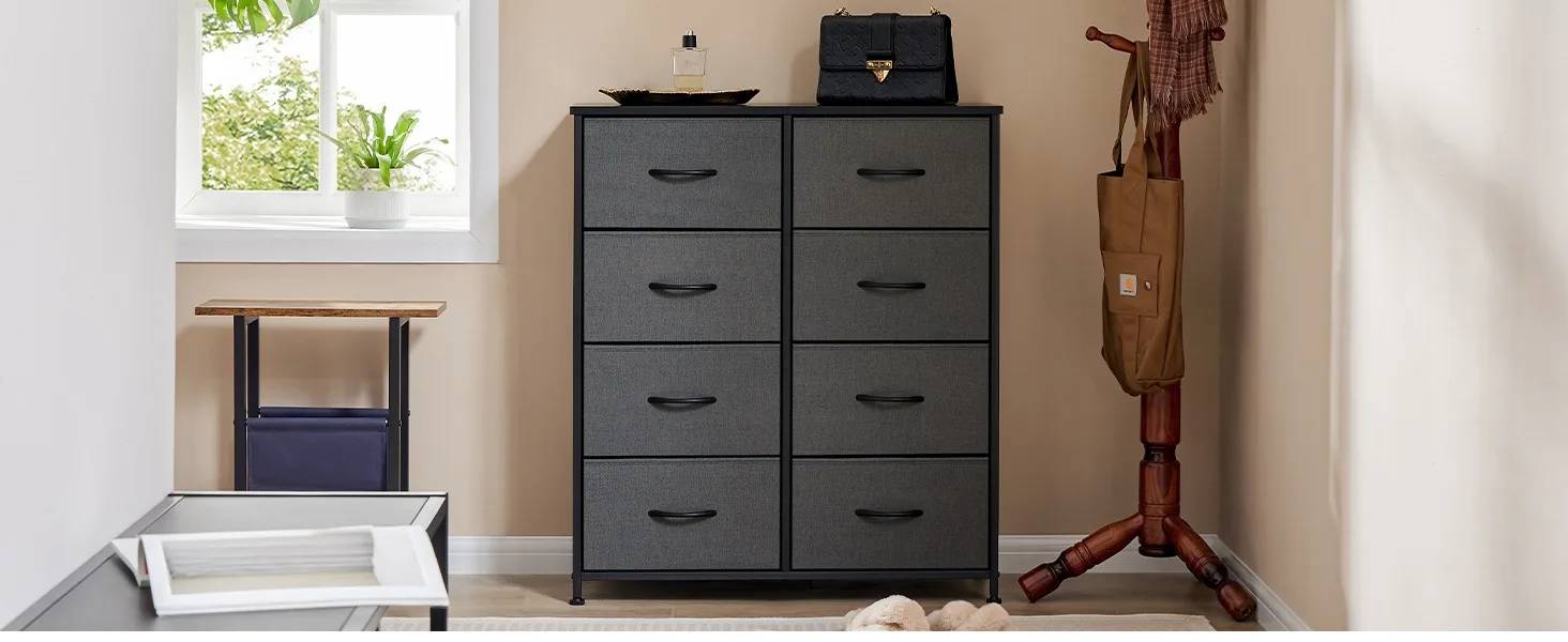 fabric dresser storage organizer