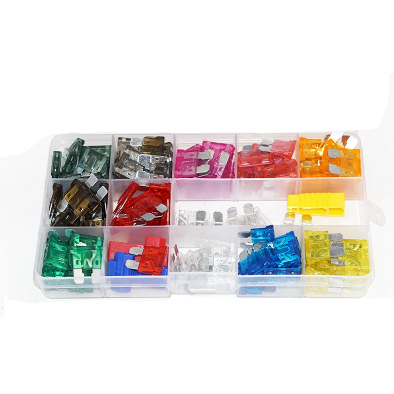 50pcs Standard Fuse Assortment kit 5/10/15/20AMP Regular APR/ATO