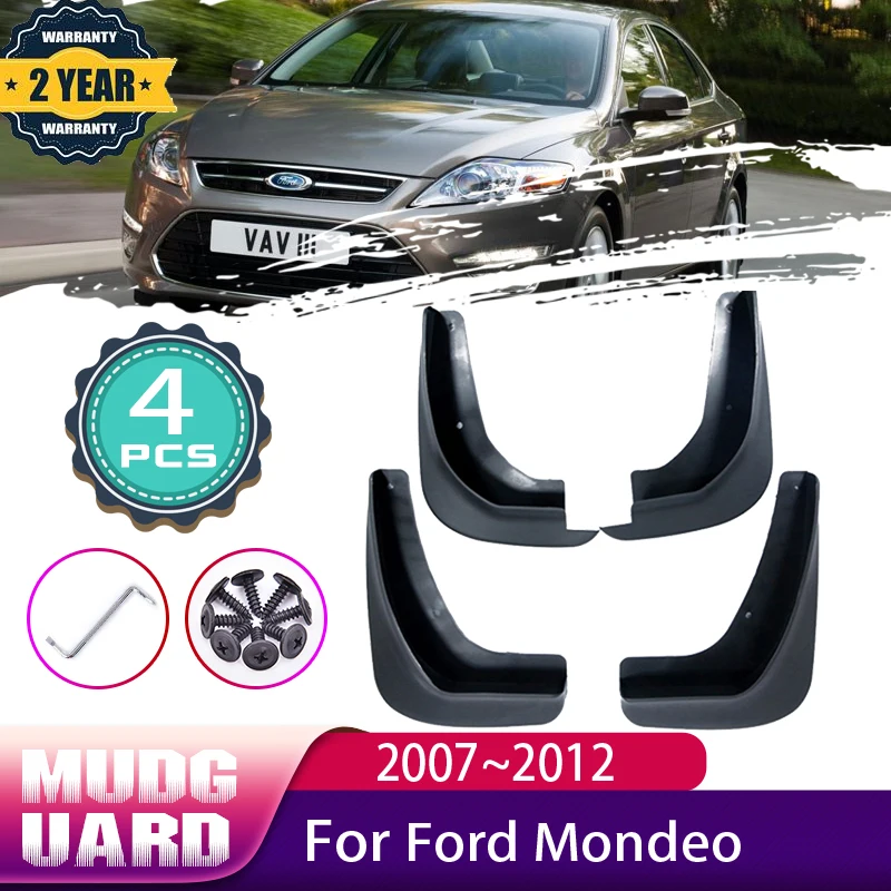 4 Car Mud Flaps For Ford Mondeo MK4 Accessories 2007~2012 2008 Car Mudguards Front Rear Mud Splash Guards Flaps Accessories _ - AliExpress Mobile