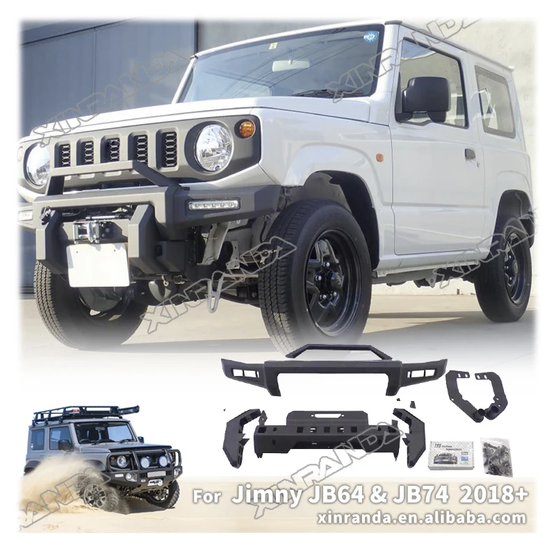 

Jimny JB74 Accessories Car Front Bumper for Suzuki W JB64W JB64 2018 2019 2020 2021 2022 2023