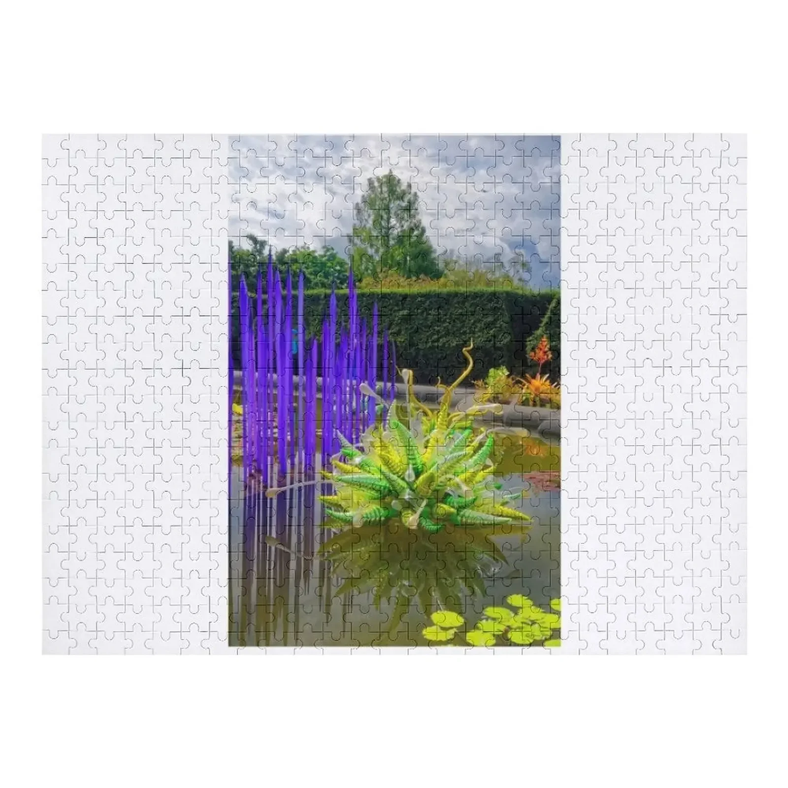 

Chihuly Glass in the Italian Gardens at Biltmore Jigsaw Puzzle Personalized Kids Gifts Custom Kids Toy Customized Photo Puzzle