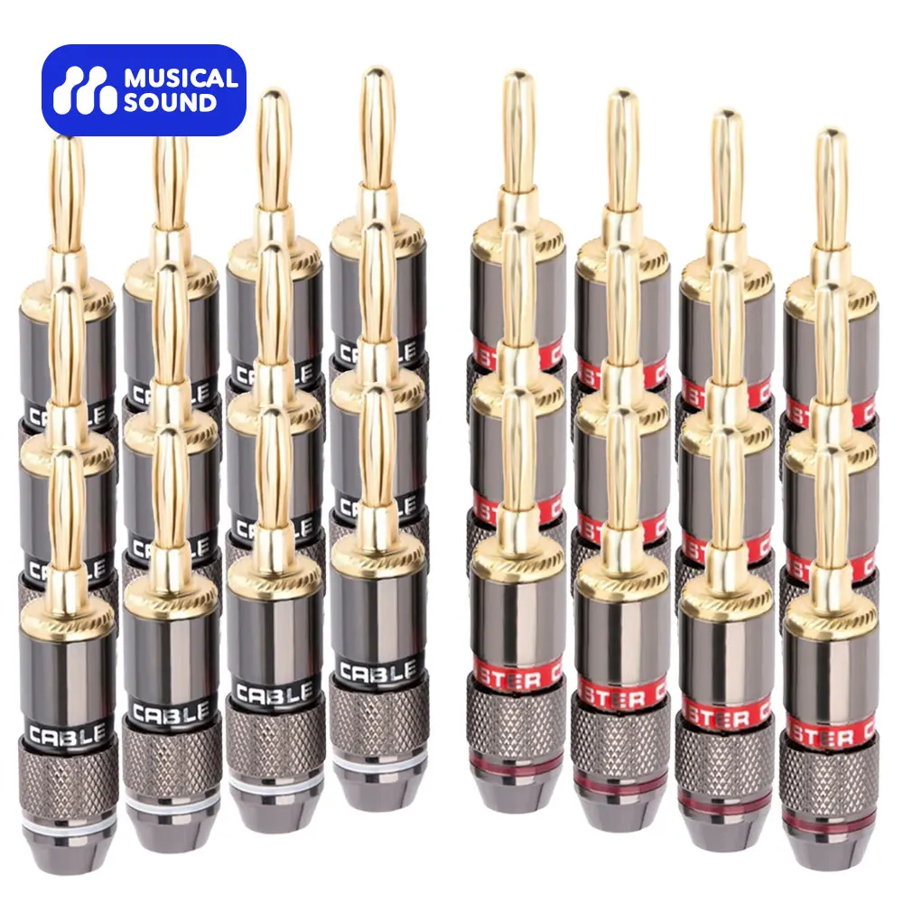 Banana Plug, 10 Piezas De Soldadura DIY Banana Plug, 2,5 Mm