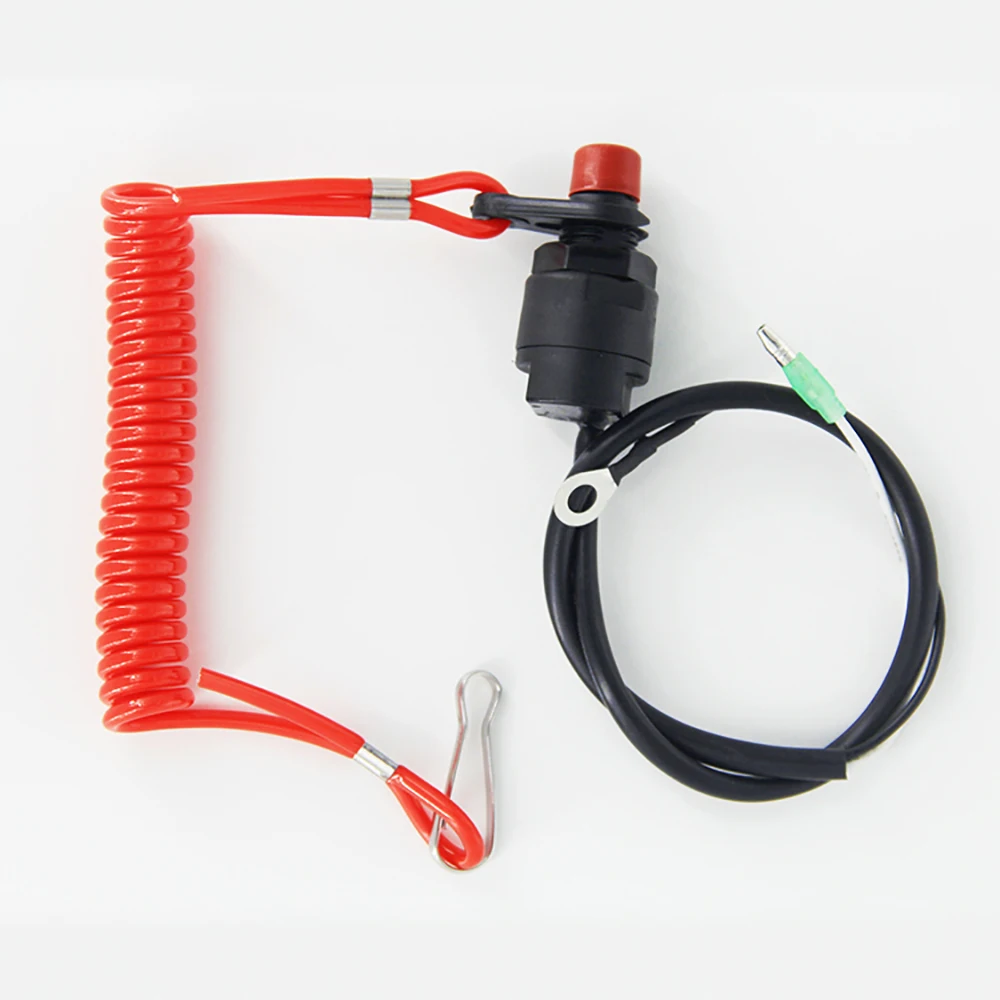 

Free Shipping Kill Stop Switch & Safety Tether Lanyard for Yamaha / Honda / Tohatsu outboard motor parts,Boat Motor ,Aftermarket