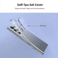 Soft Silicone Clear Phone Case For Samsung A53 A13 A52 A12 A54 A16 A55 A52S S25 S24 S22 S21 S23 Ultra S20 FE Galaxy Note 20Ultra - Image 3