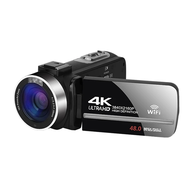 4K Professional Camcorder WIFI Digital Video Camera For Youtube Streaming Vlog Recorder 18X Time