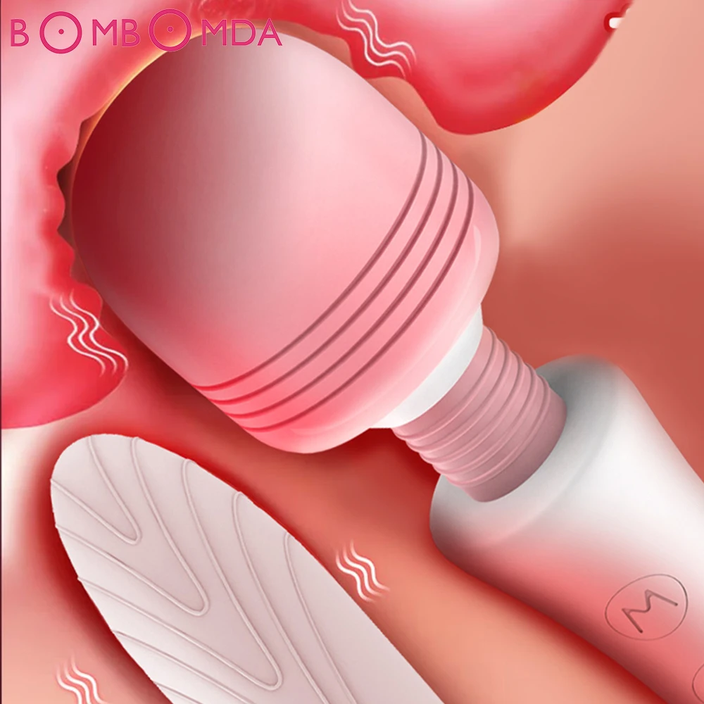 Dildo 10 Geschwindigkeit Vibrator Weiblich Leistungsstarke Big Head AV Zauberstab Klitoris Stimulator Erwachsene Waren Se Erwachsene Gute_voghion.com