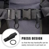 4pcs Stainless Steel Keychain for Duty Belt Police Quick Release Key Holder Ring Hanging Buckle Tactical Belt Key Clip Keyring 3