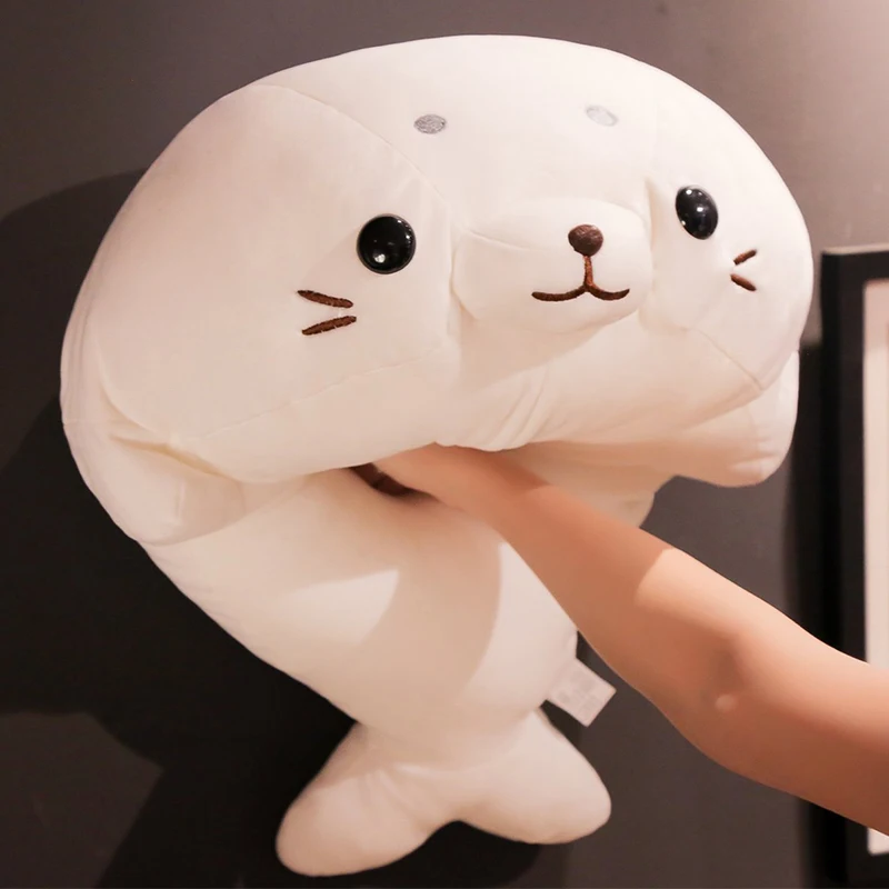 

50/60cm Cute Soft Animal Sea Lion Doll Baby Sleeping Pillow Stuffed Toy Lovely Gift Cartoon Marine Animals Seal Plush Kids Girls