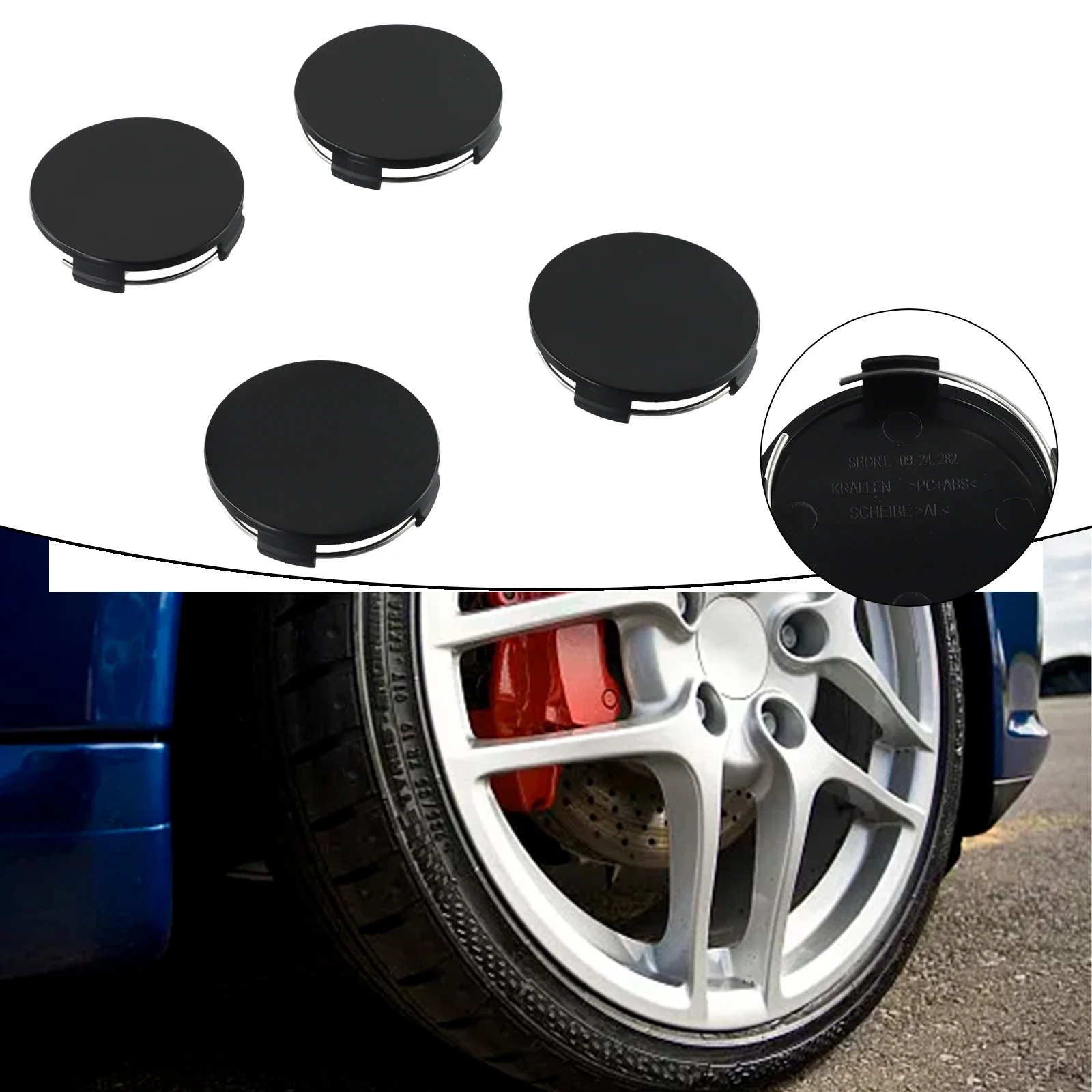 

Wheel Cover Car Wheel Center Cap Parts Replacement ABS Plastic Compatible With Most Cars Decoration Affordable