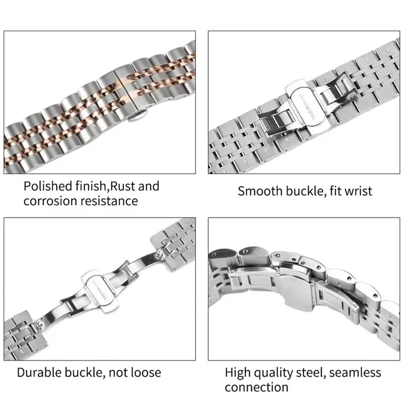 Premium Stainless Steel 20mm Watch Strap Bracelet