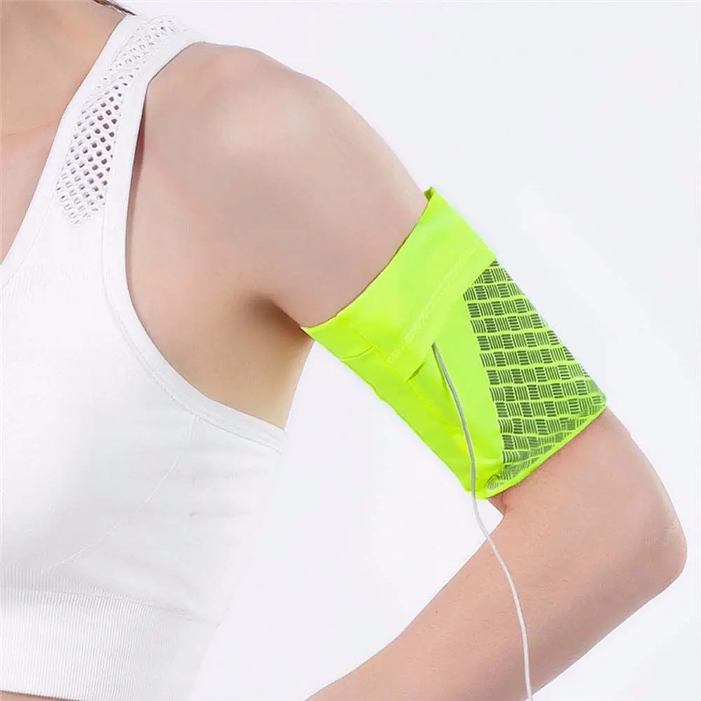 Elasticity Reflective Running Bag Wrist Bag Running Arm Bag Phone Armband Bag Sleeve Bag Mobile Phone Arm Bag 2