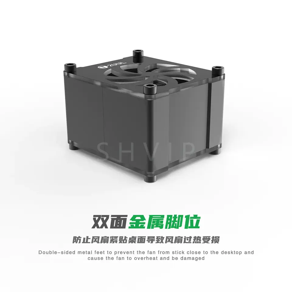 2UUL Mini Exhaust Fan Solder iron Smoke Absorber ESD Fume Extractor Microscope Smoke Solder For Phone Motherboard Welding Repair image 4