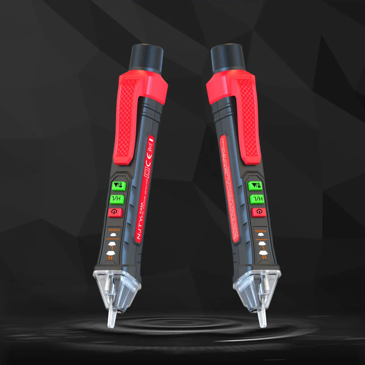 PEAKMETER Tester Di Tensione Senza Contatto AC12-1000V – Penna Elettrica Con LED E Torcia