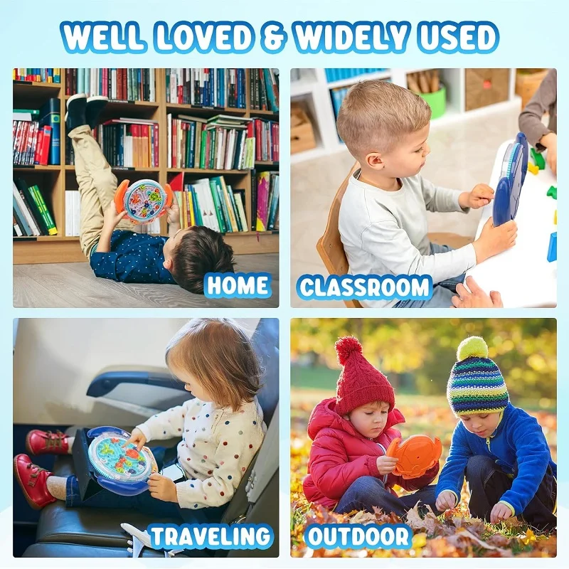 Mind Puzzles for Kids 3-5 Boys 3D Maze Puzzle Gravity Ball Game Children Educational Maze Ball Puzzle Toys for Kids Funny Gifts 6