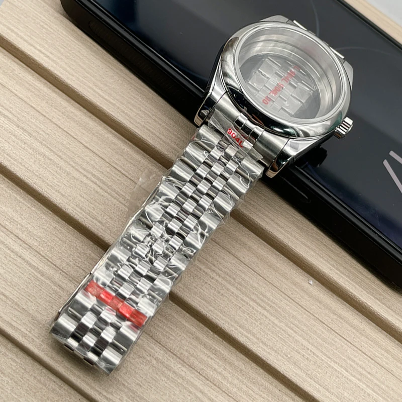 41mm Oyster Watch NH35 Case FIT for 30-31.5mm Dial nh35 Movement Sapphire glass Crystal waterproof Watch Case