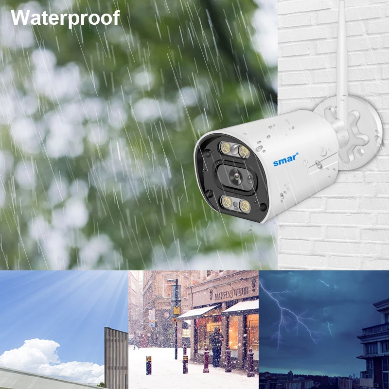 Smar ߿   IP ī޶, 2MP, 3MP, 5MP,  ī޶,  Ž, H.265 ߰ ð, P2P, Onvif, ICsee