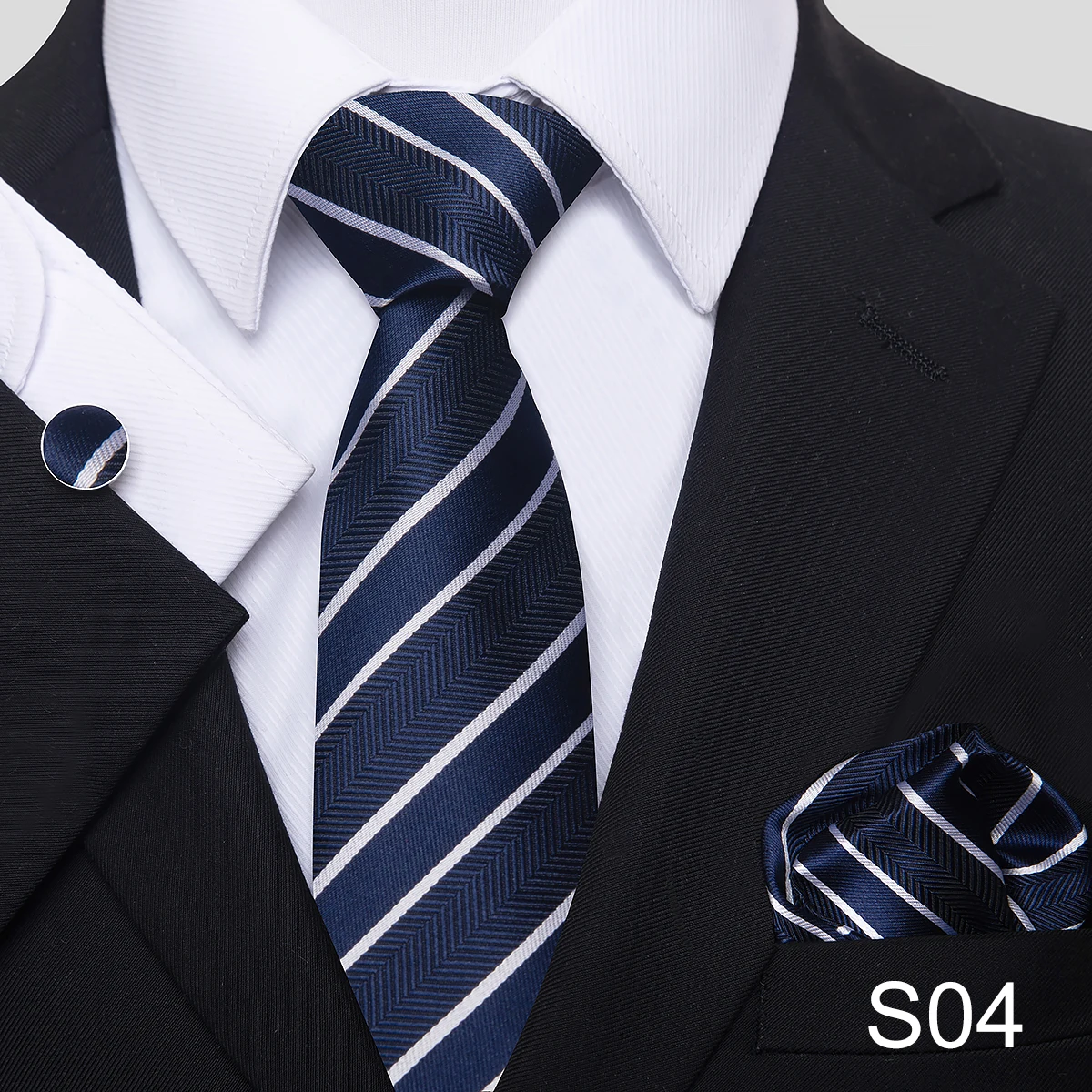 Mouchoirs Tissus Homme 5 Pièces – 40x40 Cm, Coton Doux, Unis Bleu/blanc – Pour Poche De Costume, Usage Quotidien Ou Cadeau - 12