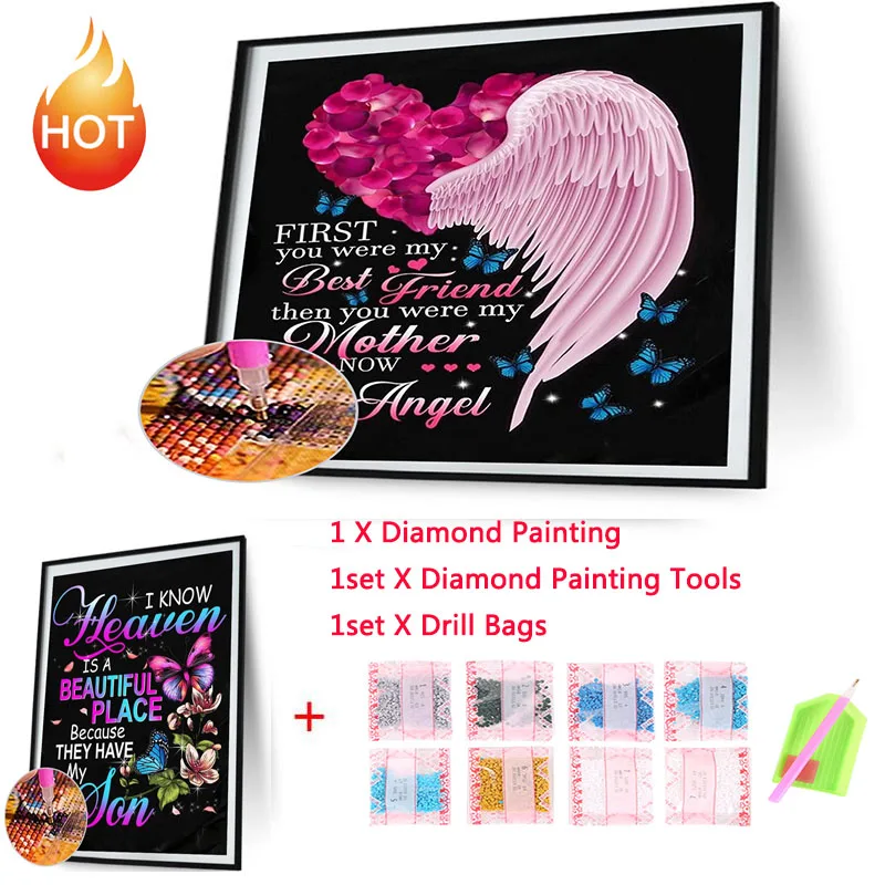 Diamond Painting Set for Adult, Heart Shaped Painting, Art, Full Circular  Craft Canvas, Home Wall Decoration, 5D - AliExpress