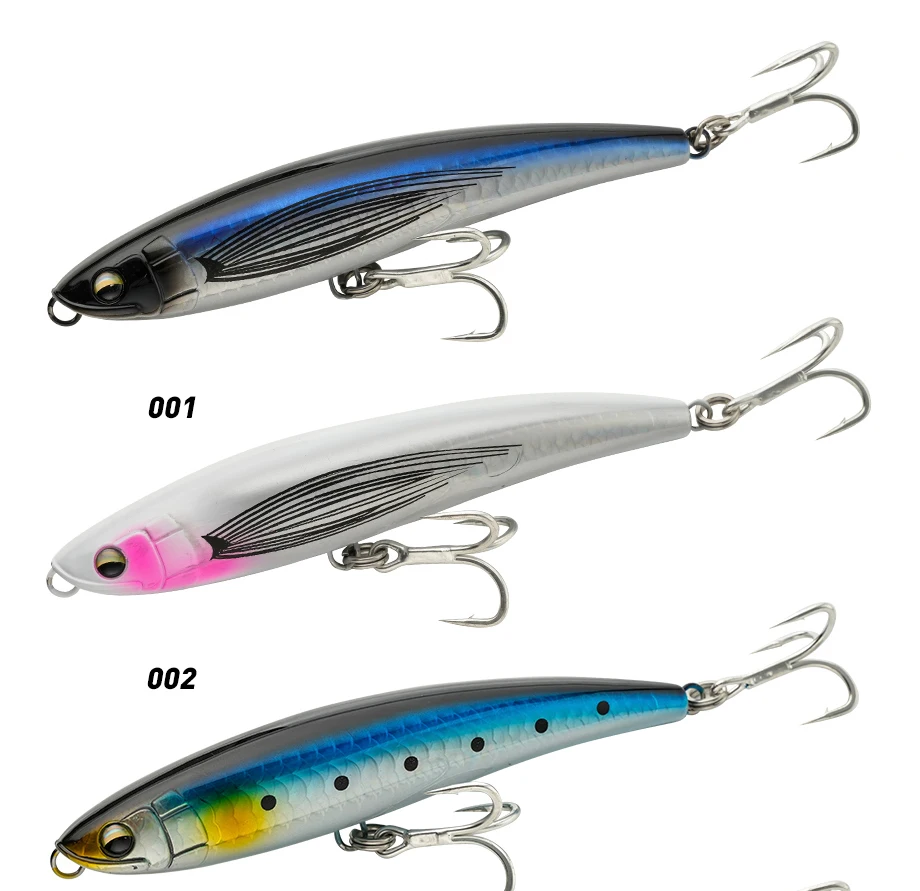 Schwimmender Bleistift-Wobbler, 16 cm, 66 g, Angelköder, Minnow-Köder, harter Köder, hochwertiges Angelgerät – Detail 3