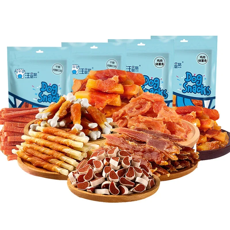 Pet Food Chicken Breast Available in Various Specifications Dog Snacks Bite-resistant Teeth Cleaning and Molar Sticks Dog Snacks