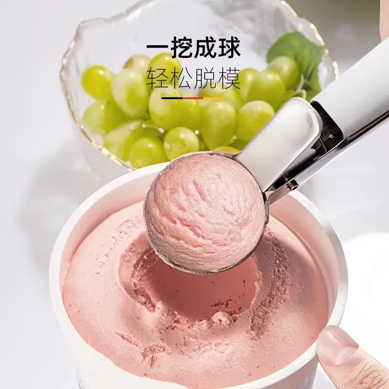 Ice Cream Scoop Stainless Steel Dual Purpose Ice Cream Scoop Ice Cream Scoop Ball Scooper Multifunctional Scooper Fruit Scoo