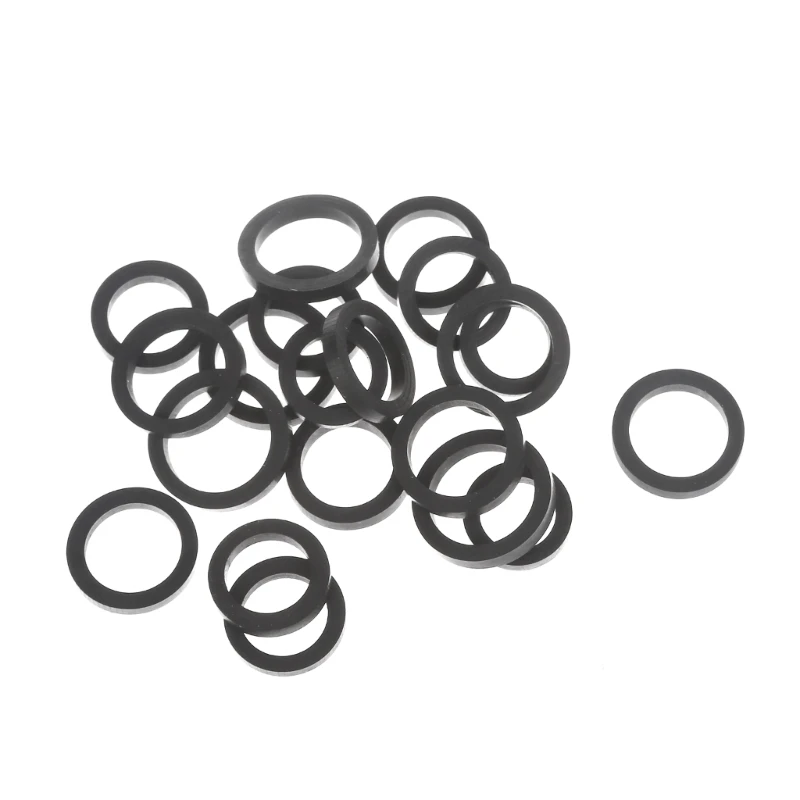 20PCS Mixed Idle Tire Wheel Belt Ldler Rubber Ring For Cassette Deck Recorder Tape Stereo- Player 9-13mm Hole