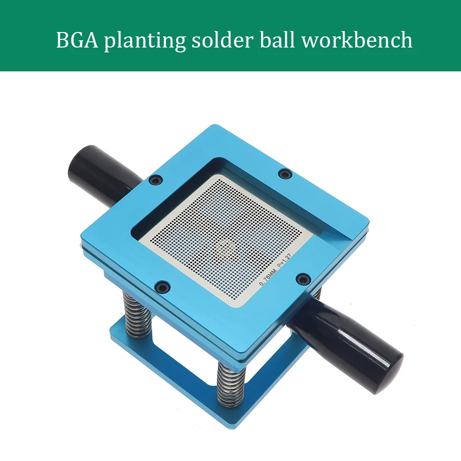 90mm BGA reballing station with Universal Stencil kit solder ball repair tools Reballing Repair Stencil Soldering Station Kits 5