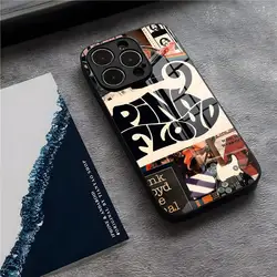 Custodia per telefono in vetro temperato Shockproof dei Pink Floyd - Protezione elegante e durevole