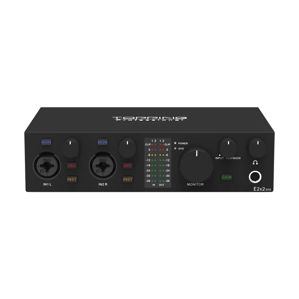 TOPPING E2X2 USBオーディオインターフェイス Amazon.com: TOPPING E2x2 OTG USB Audio Interface - Ultra