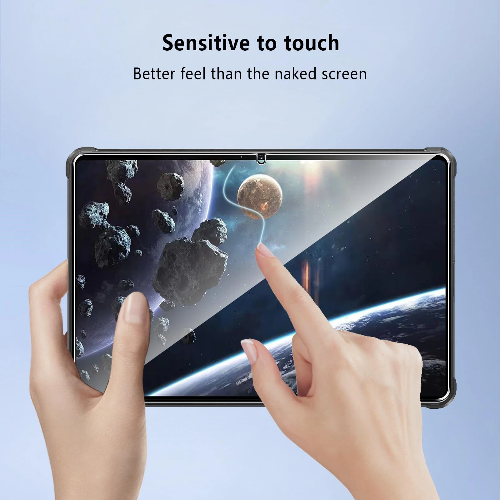 Screen Protector for Oukitel RT8 Tablet 11 inch 2024 Premium HD Clear 9H Hardness Tempered Glass Film for Oukitel RT8 11" 2024 2