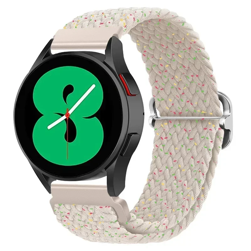 Braided Solo Loop 22mm Nylon Wristband Bracelet Strap