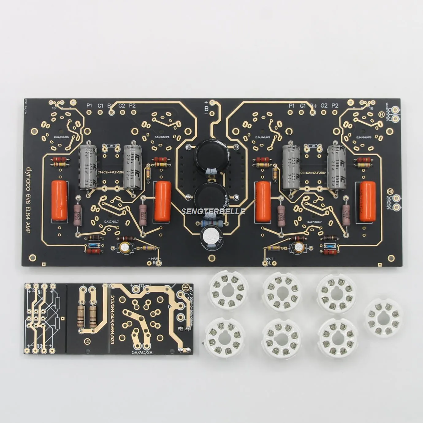 

HiFi 6V6+6SL7 Vacuum Tube Stereo Amplifier Board 10W Base On DYNACO Circuit