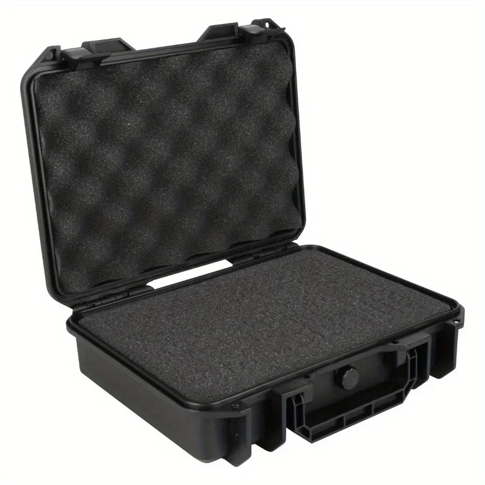 Waterproof Hard Carry Case Bag Toolbox With Pre-cut Sponge Storage Box Safety Protector Organizer Hardware Box Impact Resistant 2
