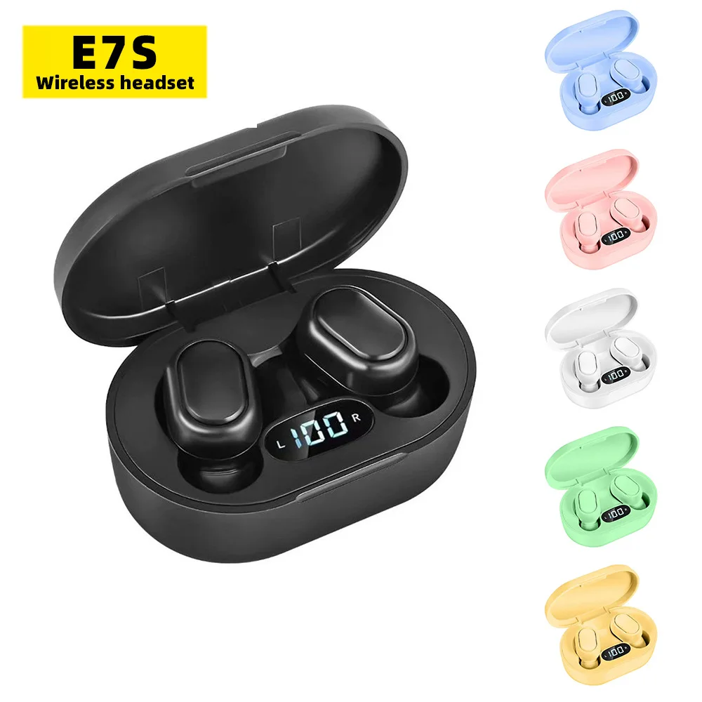 E7sTwsGamingHeadsetBluetoothEarphonesEarbudsBlutoothEarphone