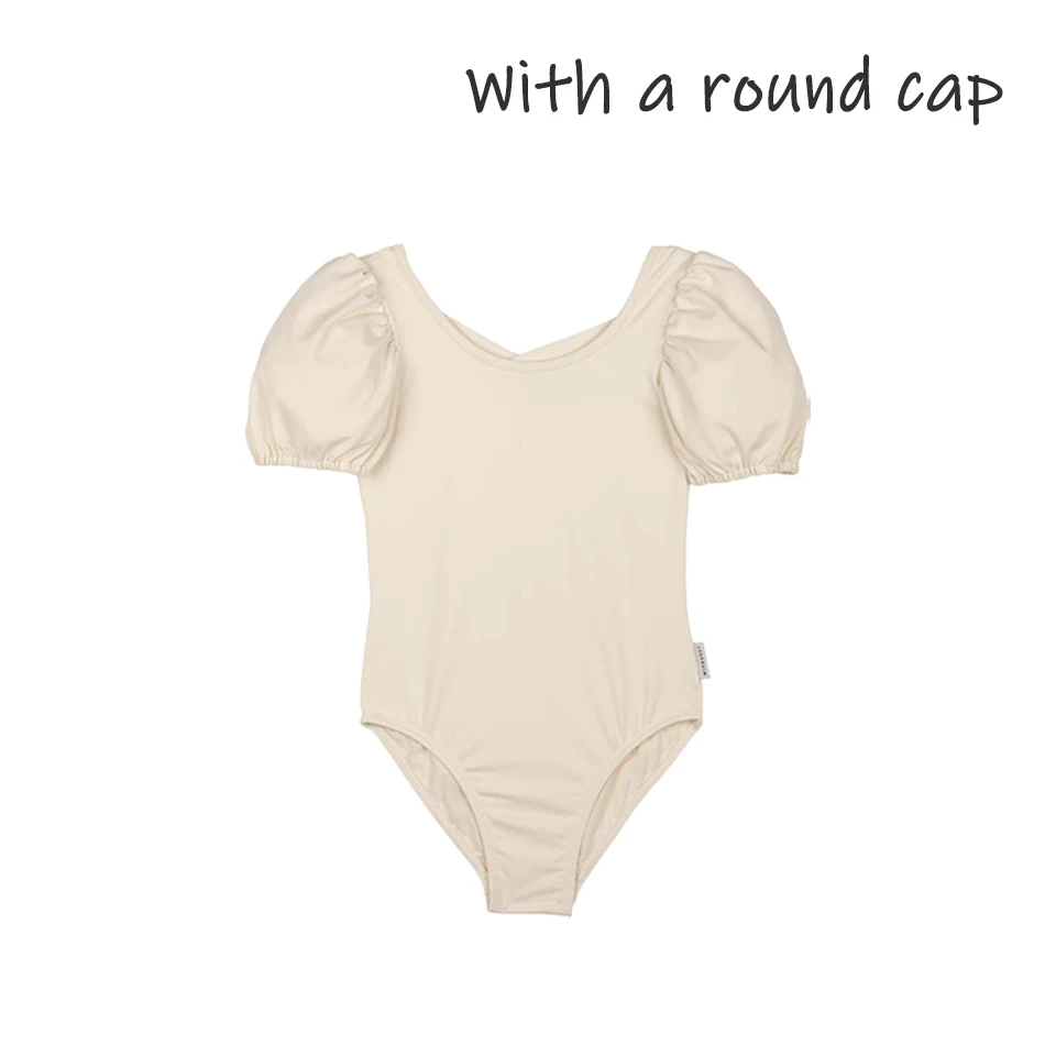 Kids Solid Swimwear Sets Summer Baby Girls Swimsuits One Pieces Holiday Outwear Toddler Children Seaside Swim Bikini
