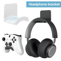 Sleek Aluminum Vertical Headset Stand & Earphone Display Rack (White Type B)