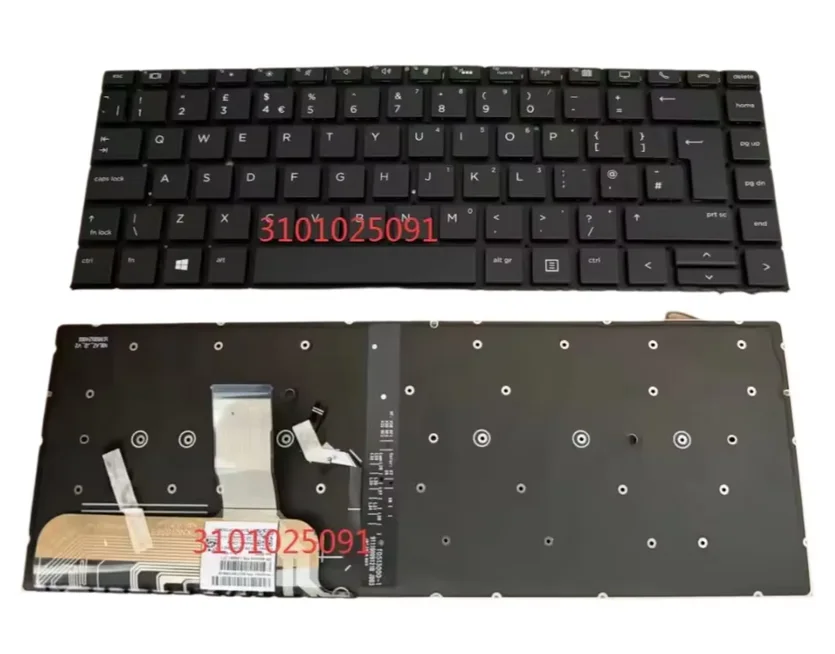 Tastiera per laptop HP Elitebook 1040 G4 per X360 1040 G5 1040 G6 layout UK retroilluminata