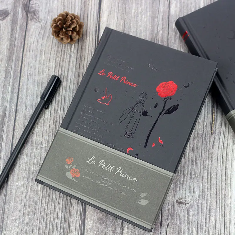 

A5 Little Prince Sketchbook Diary for Drawing Painting Book School Gift Graffiti Sketch Office Notebook Paper Supply Black New