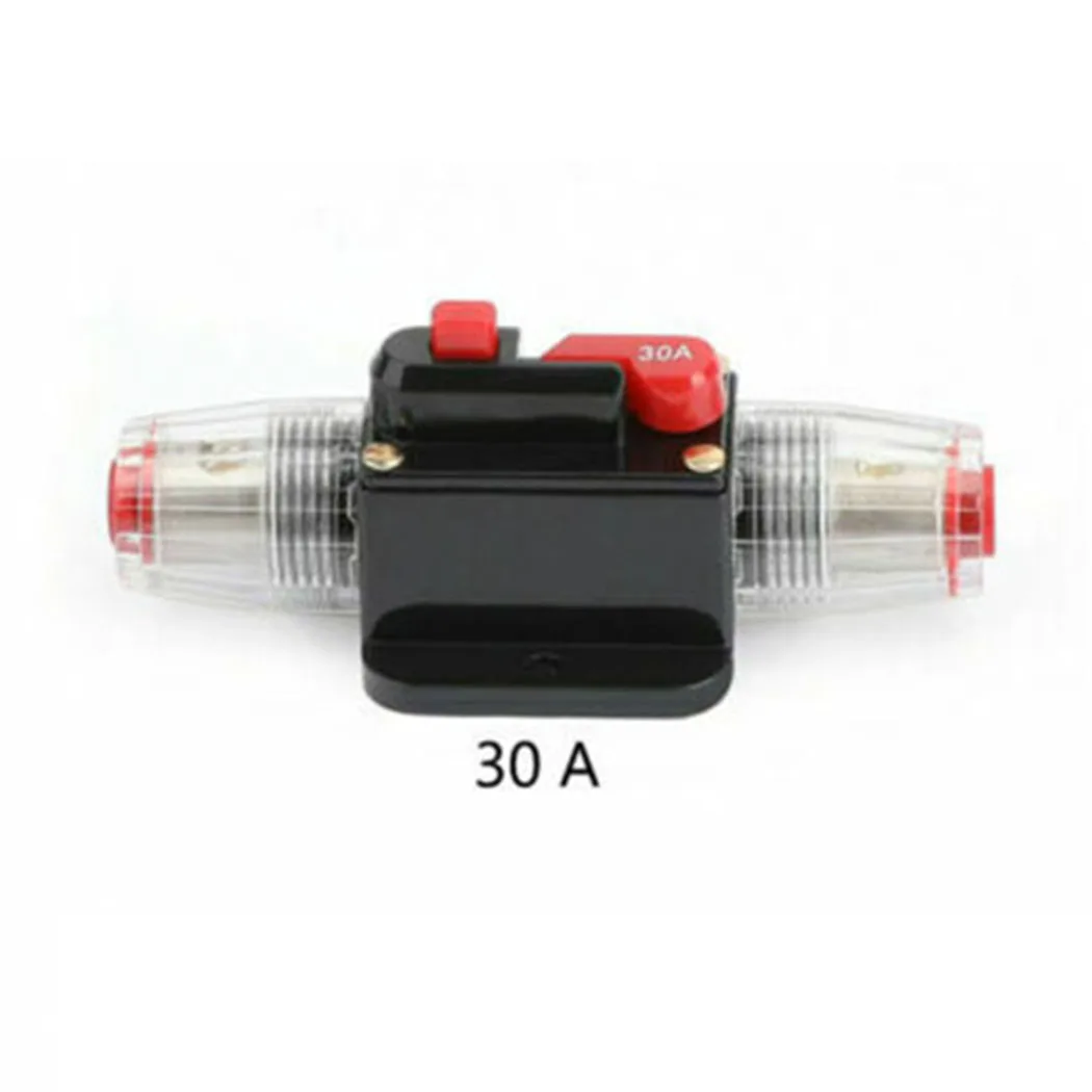 

Replace Breaker Inline 30A-150A Circuit Stereo AMP Fuse For Car Audio Marine UA Truck Audio Resettable Fuse Circuit Breaker