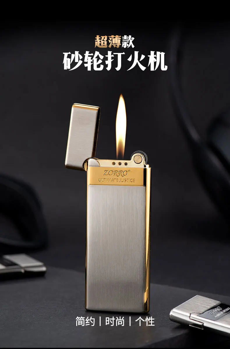 レトロな灯油ライター、金属砥石ライター、ユニークな手彫り