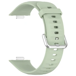 Silicone Sport Strap for Smartwatch - Replacement Bracelet Accessory (Official Green)