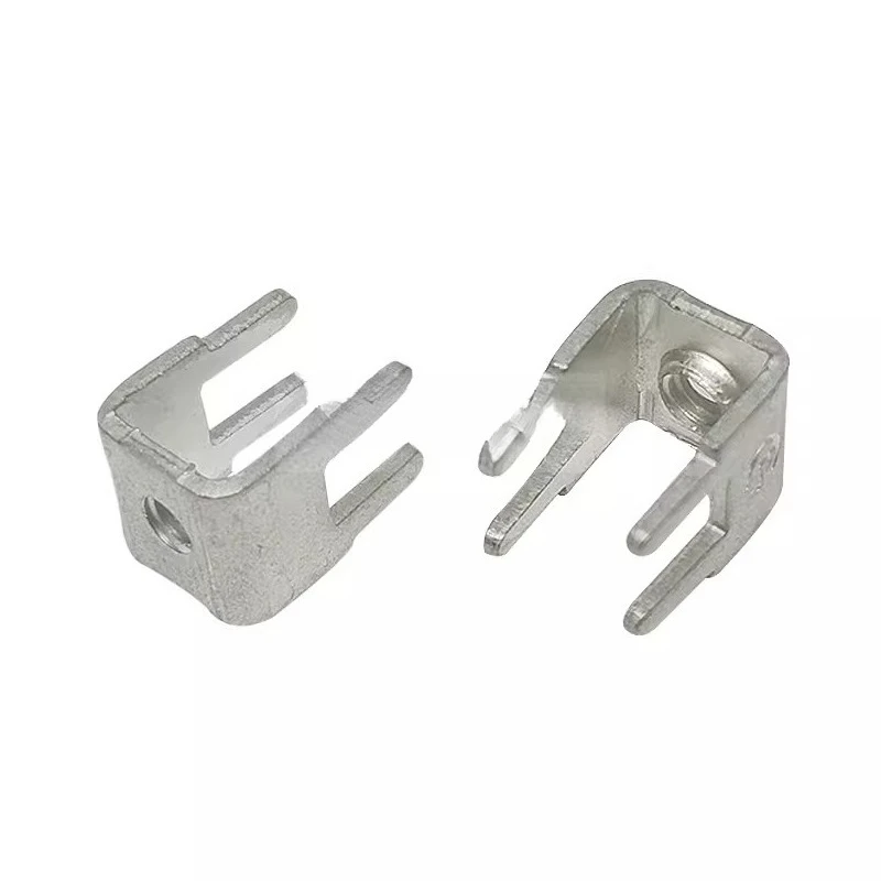 PCB-7 용접 단자 M4 PCB 단자 회로 기판 홀더 나사형 펜스형 단자대 5*10 5개